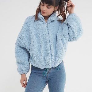 Urban Outfitters Blue Teddy Jacket